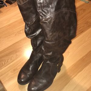 Baretraps brown not knee high pirate boots size 11